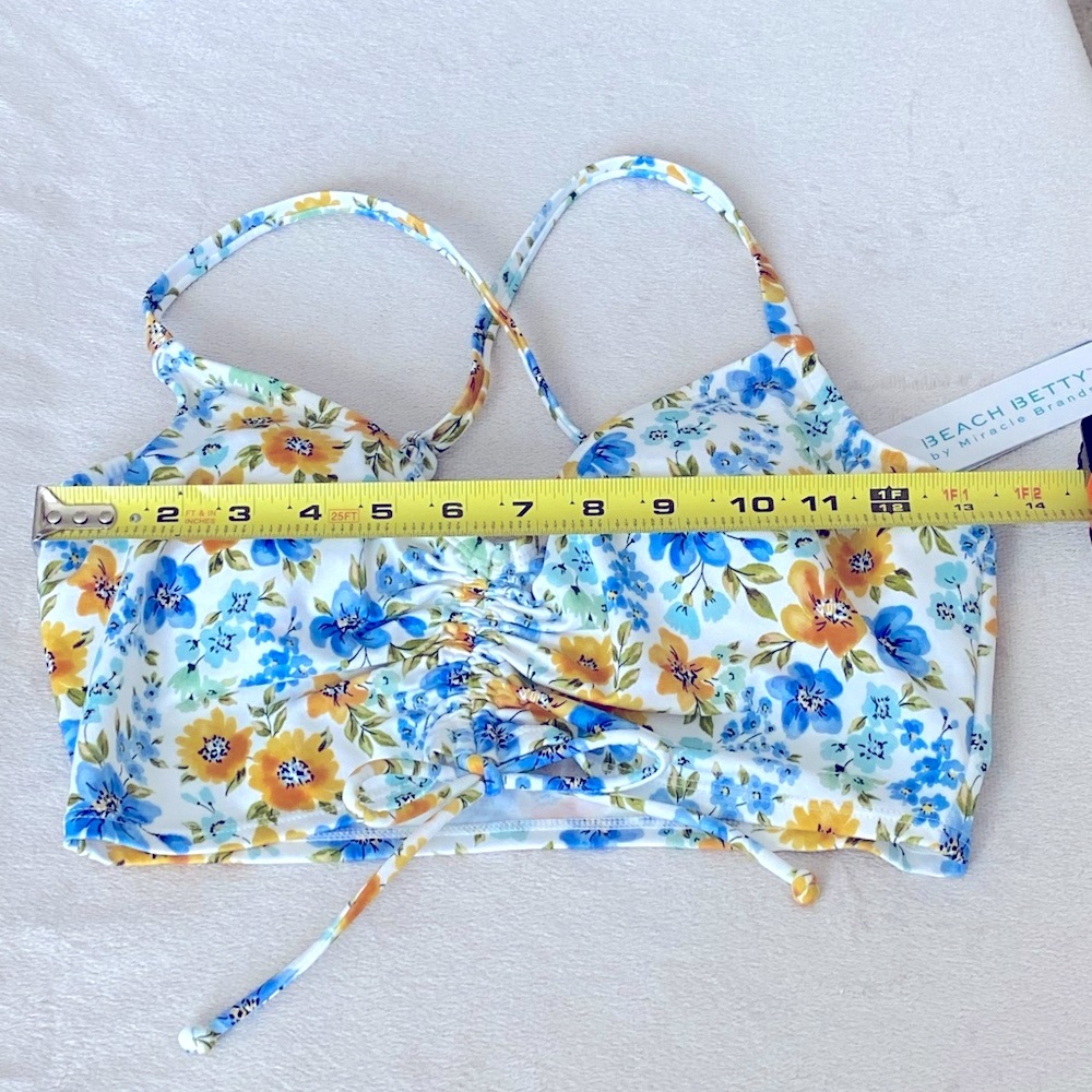 Beach Betty Bikini Top with Slimming control Cinch-Front. NWT SZ. Small - Picture 10 of 12